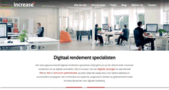 Desktop Screenshot of increase.nl