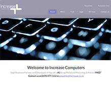 Tablet Screenshot of increase.co.uk